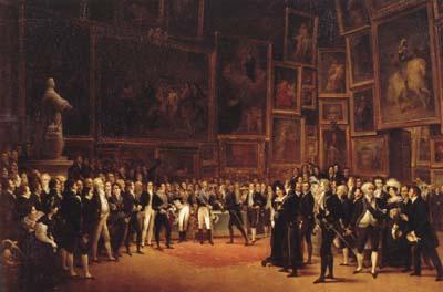 Jean Auguste Dominique Ingres Charles X Bestwing Honors on the Artists of the Salon of 1824,1827 (mk04)